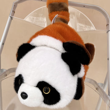 2 in 1 Stuffed Red Panda and Panda Plush Toy